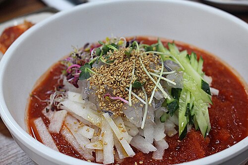 명품활전복물회 (계절메뉴)
