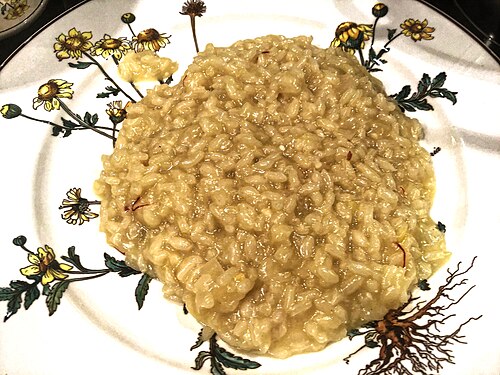 마라 크림 새우 리조또